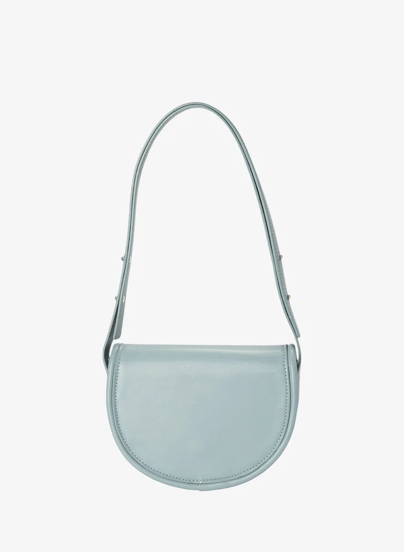 Bata Flap Over Round Shoulder Bag