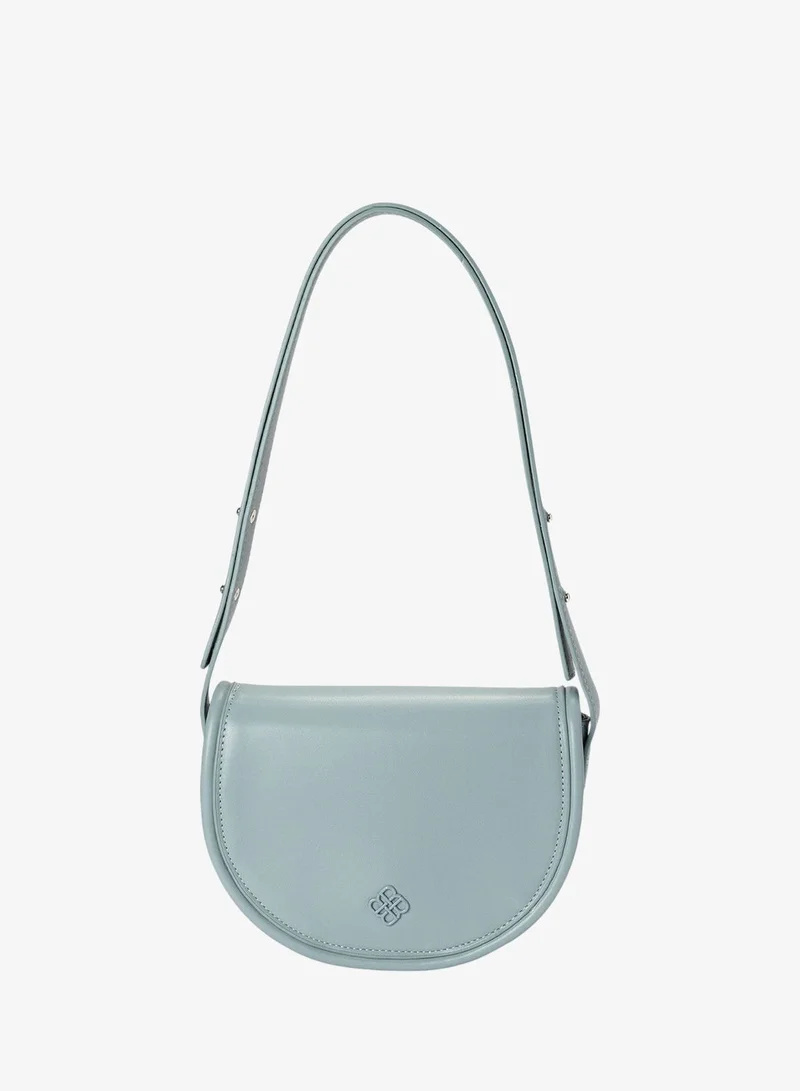 Bata Flap Over Round Shoulder Bag