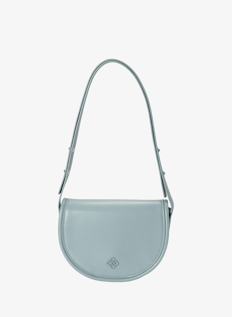Bata Flap Over Round Shoulder Bag - Image 1