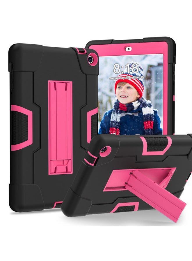 Applicable To Wal-Mart Onn 8-inch 2022 Gen3 Contrast Color Silicone PC Bracket Tablet Back Case Drop-resistant Protective Cover