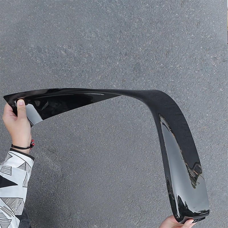 DEMULAX Black Tinted Car Side Window Visor for Volkswagen Touran - Image 2
