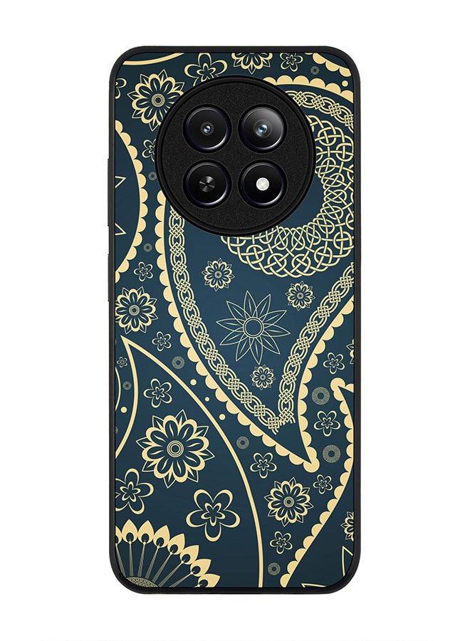 Stylizedd Rugged Black edge case for Realme 12 / Realme 12x, Slim fit Soft Case Flexible Rubber Edges Anti Drop TPU Gel Thin Cover -  Indian Nights - Image 1