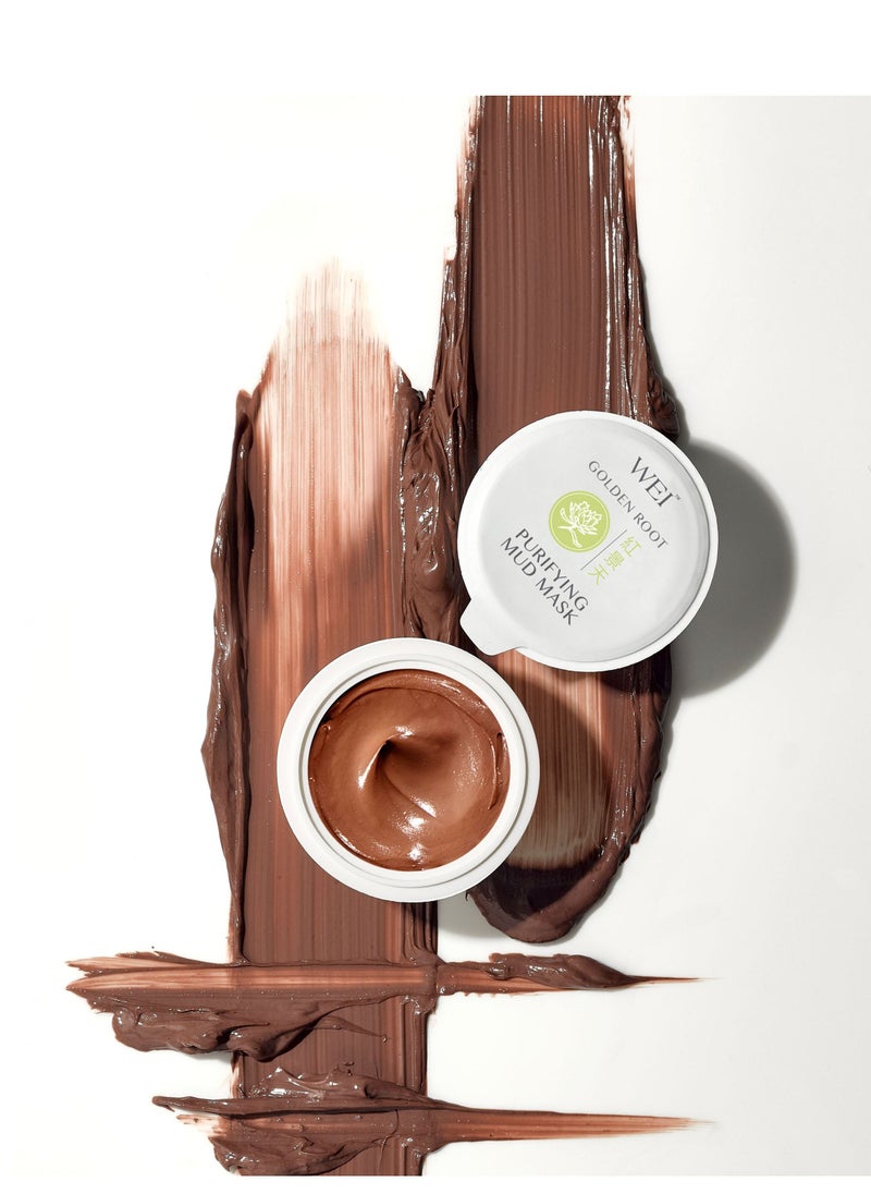 Golden Root Purifying Face Mask with Brush 8 ml x 8 For All Skin Types