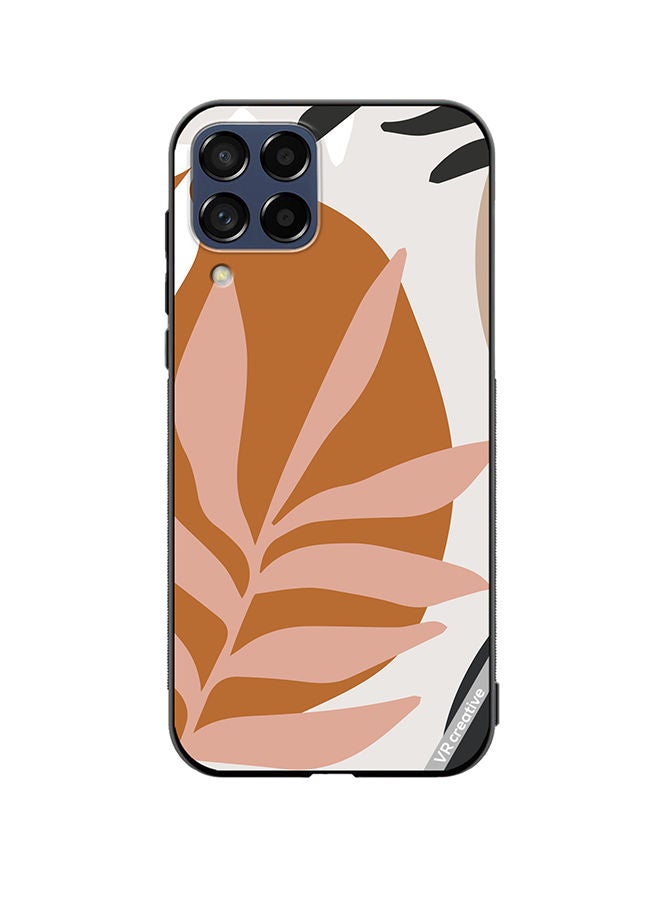 VR CREATIVE Protective Case Cover For Samsung Galaxy M33 Leaf Tropical Design Multicolour - Image 1
