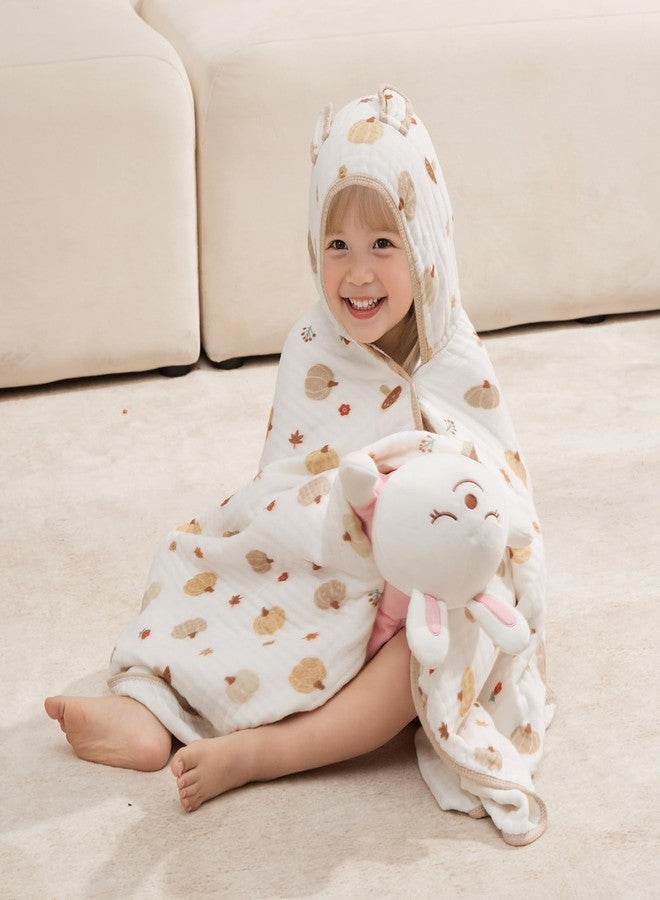 REMASS Super Soft Hooded Baby Towel (27"x55") - Highly Absorbent Hooded Bath Towel for Toddlers, Infants & Kids Ages 0-5 Years, Fairy Tale Harvest - Image 2