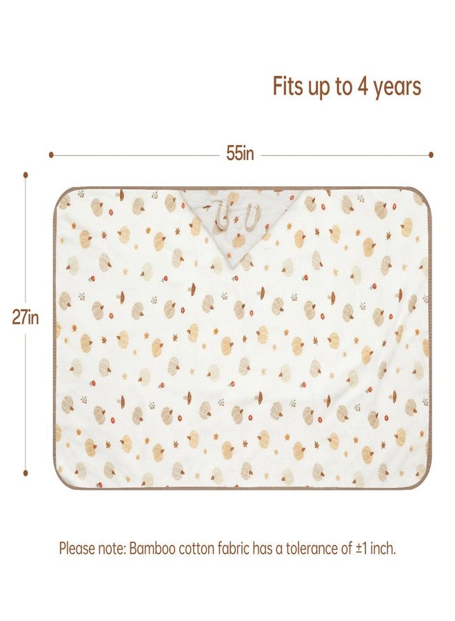 REMASS Super Soft Hooded Baby Towel (27"x55") - Highly Absorbent Hooded Bath Towel for Toddlers, Infants & Kids Ages 0-5 Years, Fairy Tale Harvest - Image 3