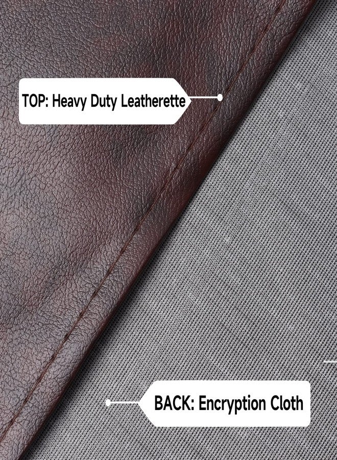 GSE Games & Sports Expert GSE Heavy-Duty Leatherette Shuffleboard Table Cover, Brown, 9' - Image 4
