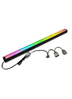 ARGB Diamond-Like LED Strip Magnetic RGB Light Bar Rainbow PC Case Light Bar with 5V 3Pin ARGB Header Sync Lighting Effect
