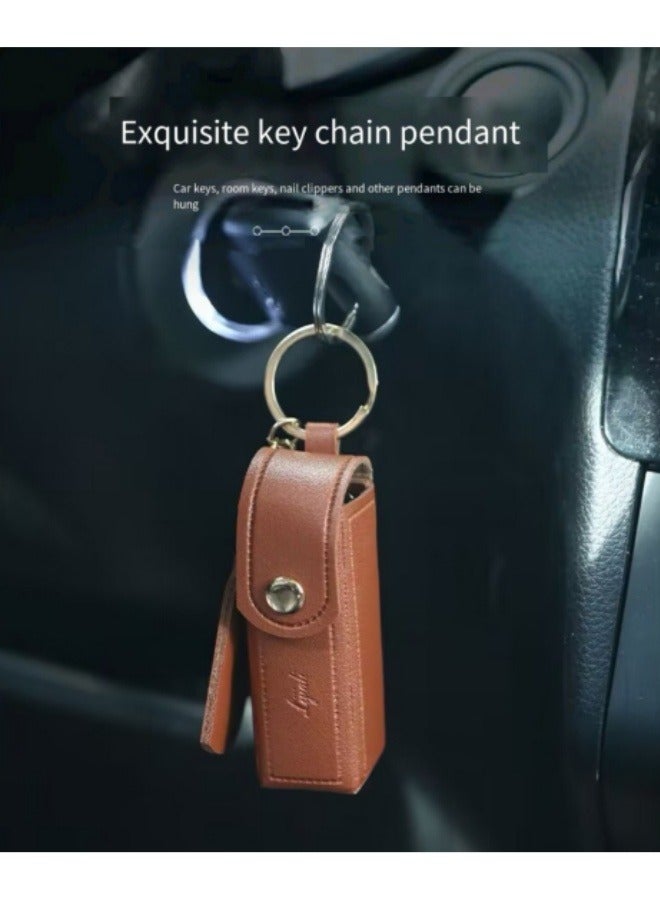 2-Pack Portable Lipstick Bag Keychain Lipstick Mini Storage Bag - Image 4