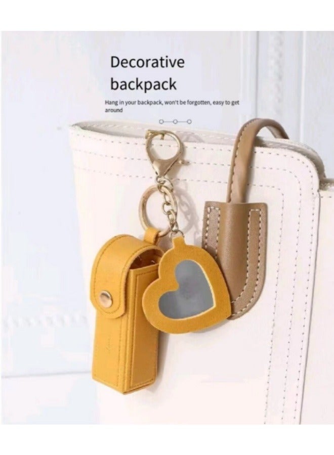 2-Pack Portable Lipstick Bag Keychain Lipstick Mini Storage Bag - Image 5