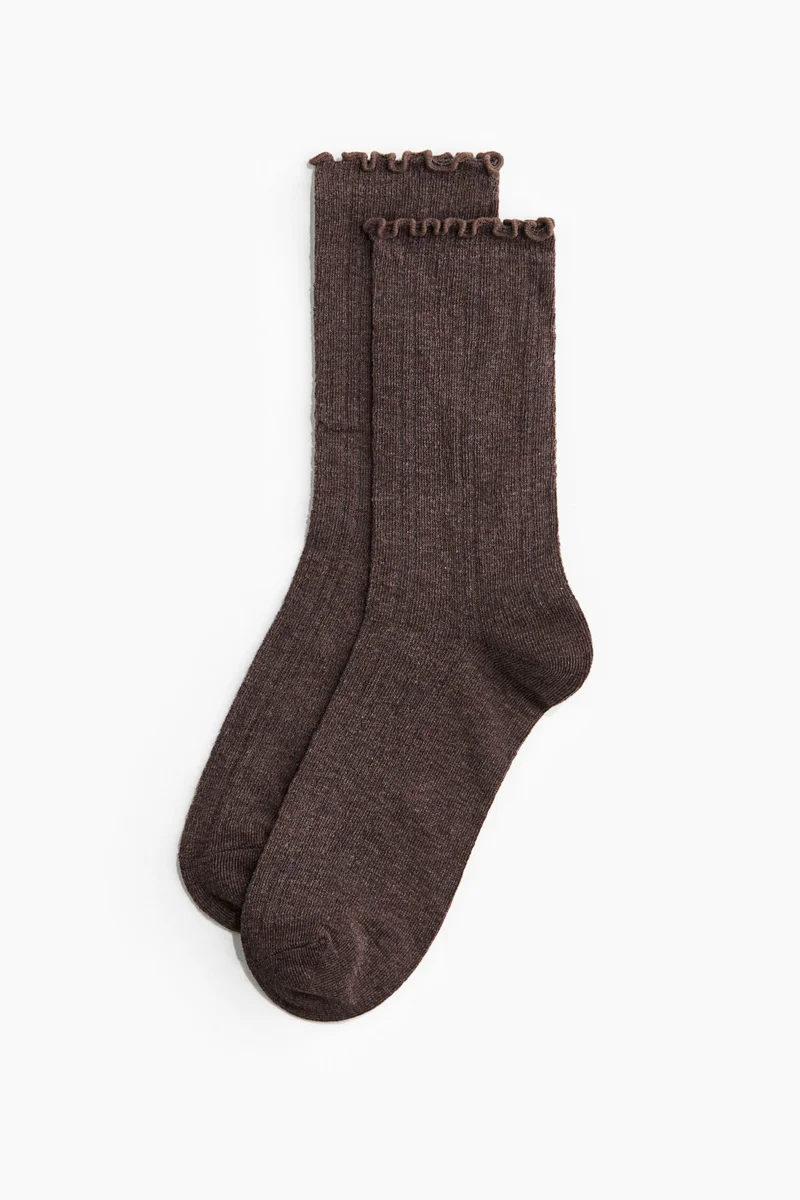 H&M 3-pack pointelle-knit socks
