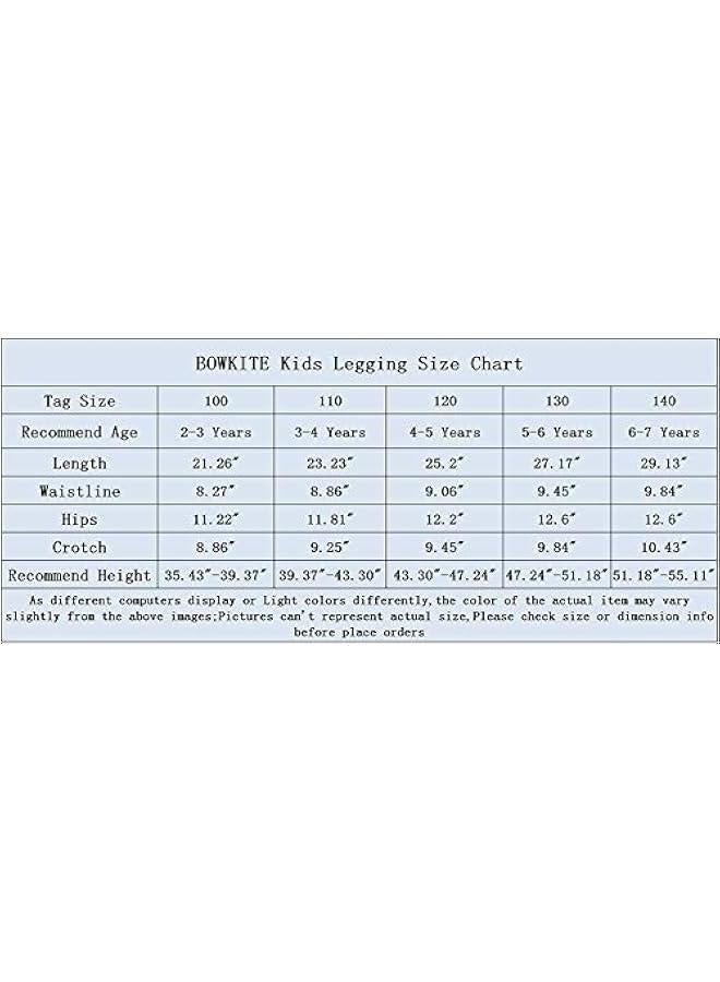 Kids Girls Winter Leggings Bunny Printed Thick Warm Fleece Pants for 2-7 Years  - Image 3