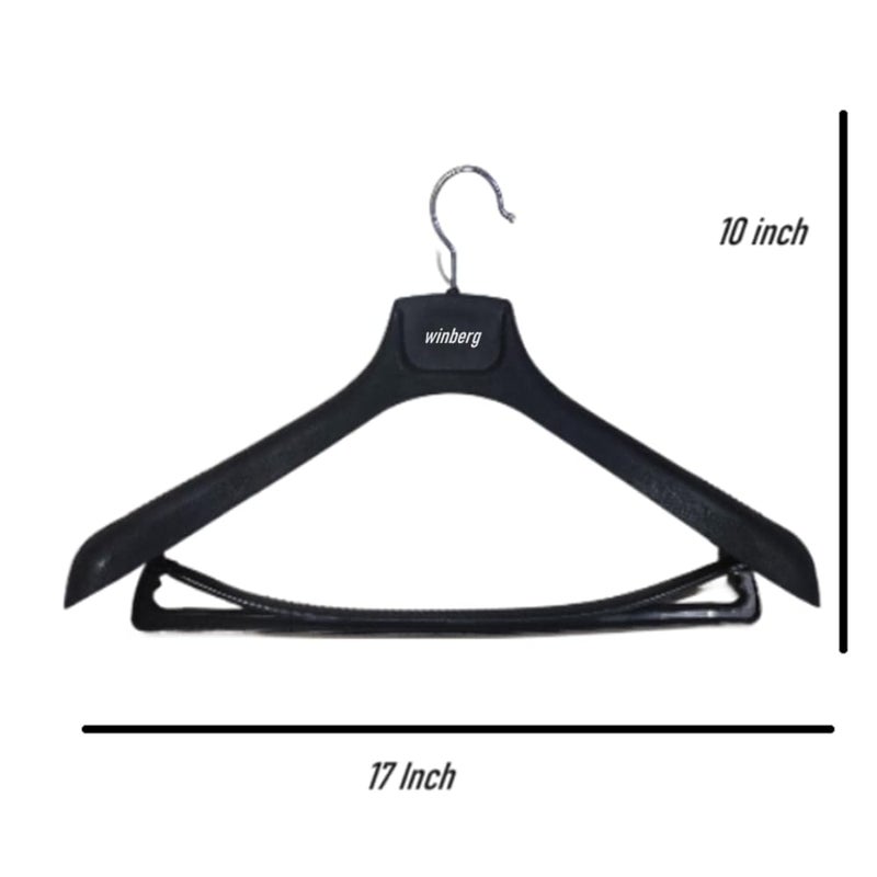 Winberg 3 Pcs Premium Coat Cover with 3 Pcs Hanger combo Pack CH03 Plastic - Image 4
