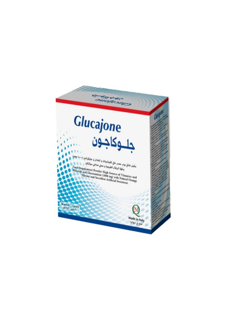 Noor AlQmar Glucajone Powder Of Vitamins And Minerals To Support Joint & Muscle Health - 30 Sachets  - Image 2