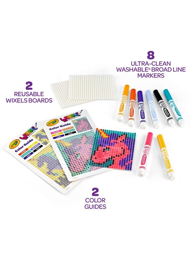Crayola Wixels Unicorn Activity Kit, Pixel Art Coloring Set, Animal Coloring, Arts & Crafts, Gift for Kids, Ages 6, 7, 8 - Image 4