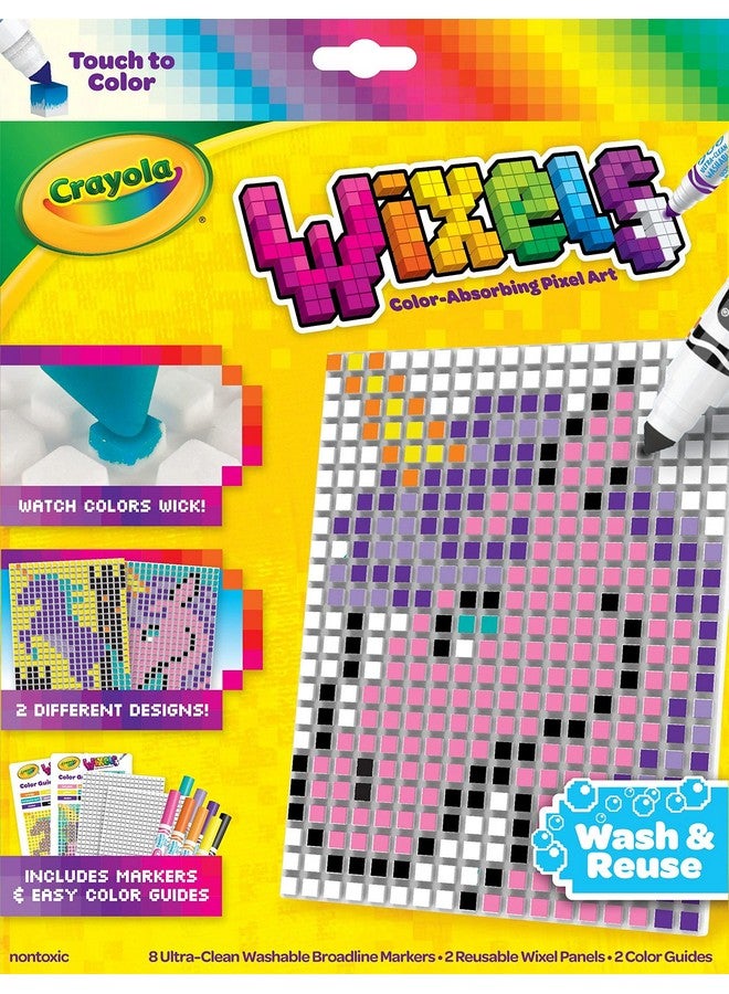 Crayola Wixels Unicorn Activity Kit, Pixel Art Coloring Set, Animal Coloring, Arts & Crafts, Gift for Kids, Ages 6, 7, 8 - Image 1