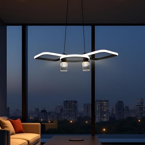 BrightLyt Modern Chandelier, Jhumar, Jhoomer for Living Room Ceiling, Creative Hanging Pendant Lamp with Height-Adjustable, Bedroom, Dining Room Pendant Light - Image 1