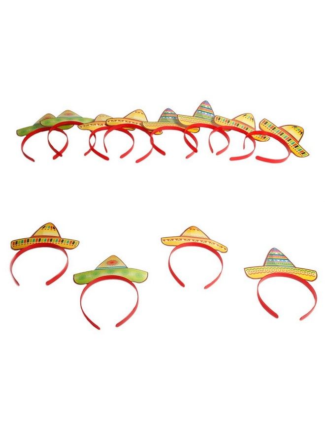 Fun Express Cardboard Sombrero Headbands For Cinco De Mayo (1 Dozen) Apparel Accessories Hats Head Boppers Headbands - Image 2