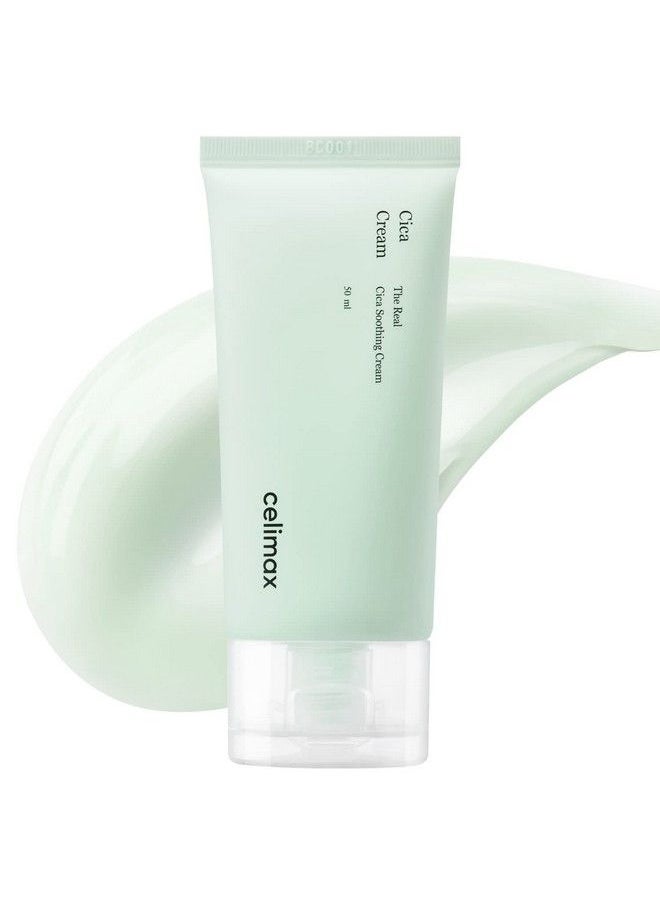 celimax The Real Cica Soothing Cream With 73% Fresh Cica Extract Lightweight Hydrating Gelcream Oilfree Formula 50Ml  - Image 2