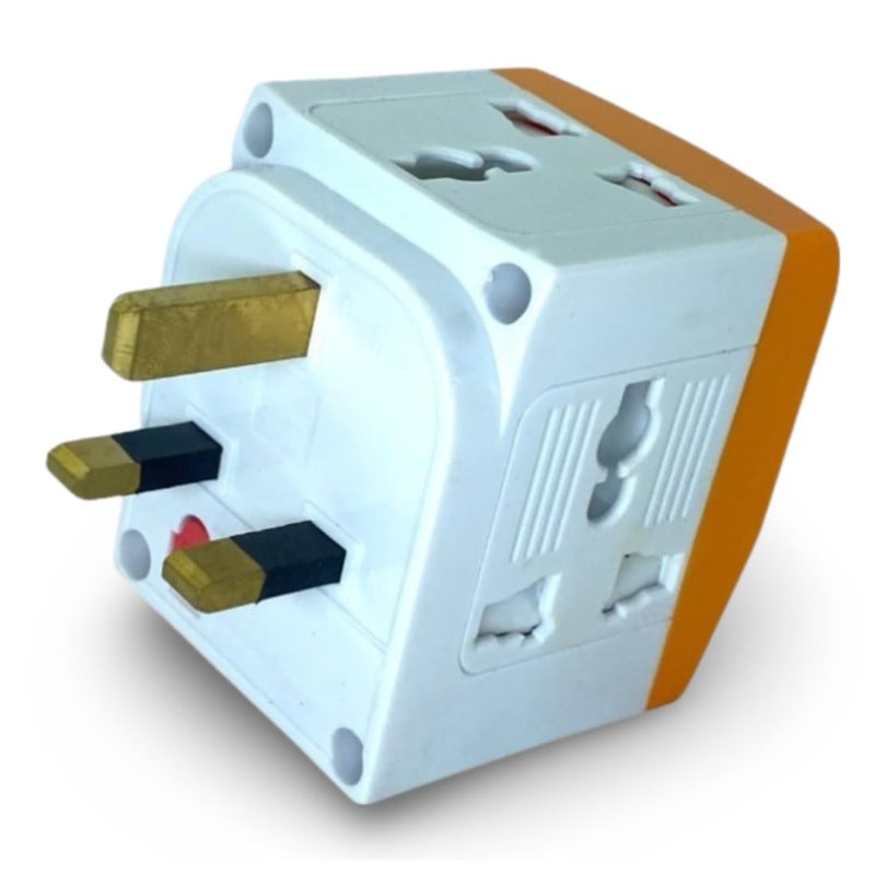 Upix 3 Pin Multi Plug Socket World to UKUAEHong Kong Type G Universal Travel Adapter 5A 250V Does Not Convert Voltage - Image 4