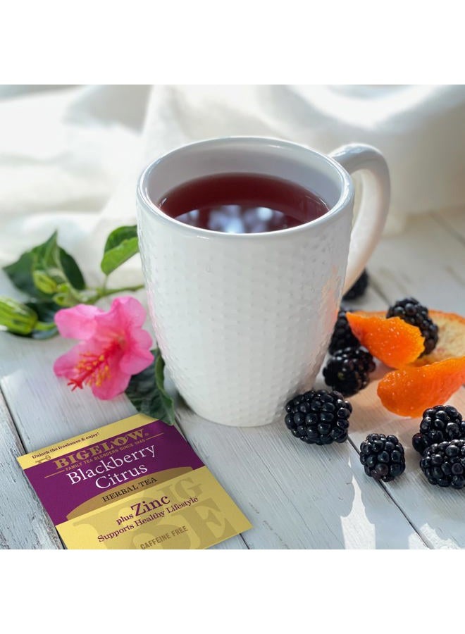 Bigelow Tea شاي الأعشاب بالتوت الحمضي وزنك، 18 كيس (عبوة من 1)، 18 كيس شاي إجمالي - Image 2