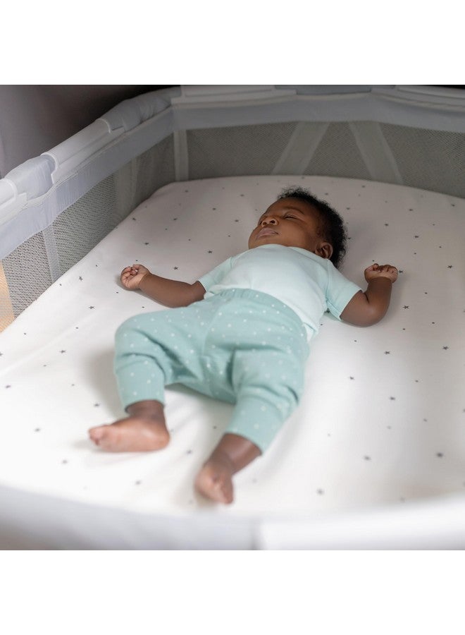 ingenuity Dream Retreat Oval Fitted Replacement Sheet, fits Dream Retrat Portable Sleep Solution, Machine-Washable, Neutral - Image 4