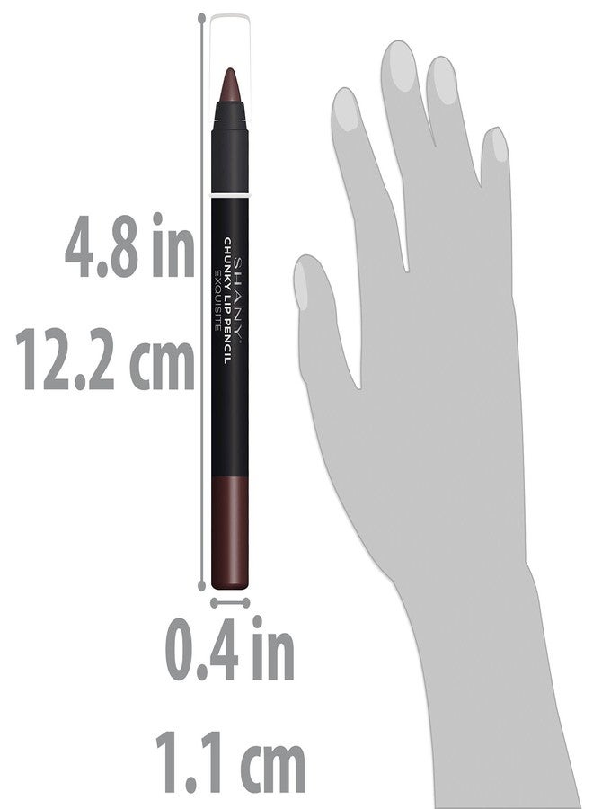 SHANY Chunky Lip Eye Pencil With Vitamin E & Aloe Vera - EXQUISITE - Image 4
