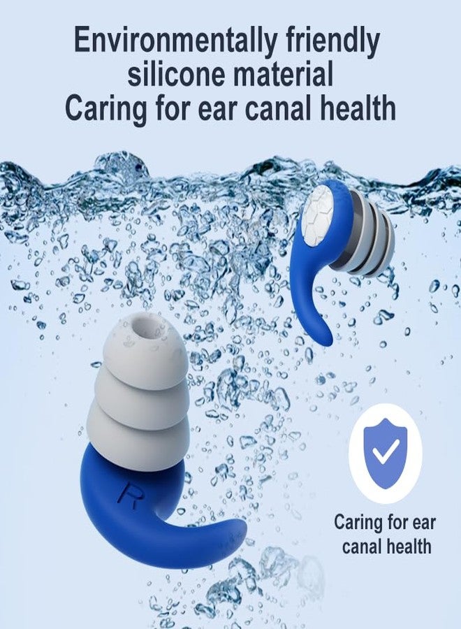 YOHIBET Swimming Ear Plugs, Waterproof Reusable Silicone Swim Earplugs for Swimming Surfing Snorkeling Showering and Water Pool,Beach,Ocean (Green) - Image 4