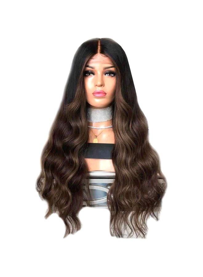 نيبمينينت وصلة شعر مستعار مجعدة طويلة بني - Image 1