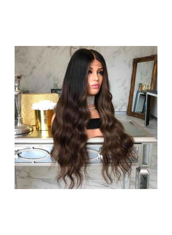 نيبمينينت وصلة شعر مستعار مجعدة طويلة بني - Image 4