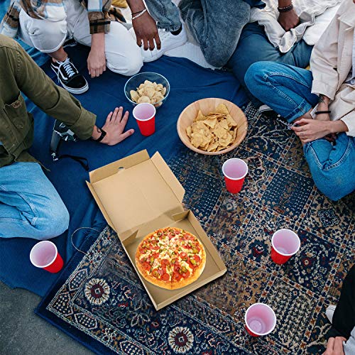 MALANI STORES Corrugated Kraft Cardboard Brown Color pizza box (8X8X1.5 inch) Pack of 25 - Image 4