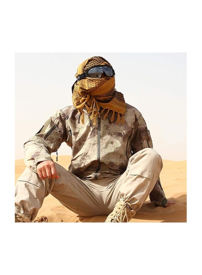 Military Tactical Desert Keffiyeh Scarf Head Neck Scarf Cotton Scarves - Image 3
