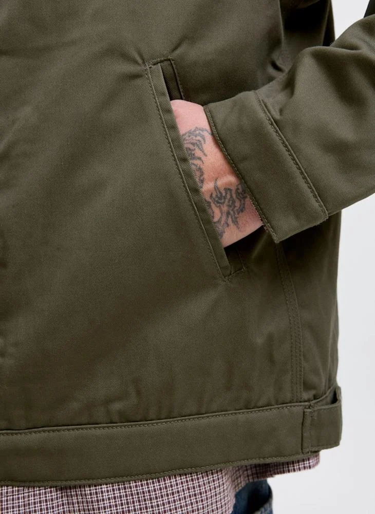 جاك اند جونز جاكيت بسحاب أساسي