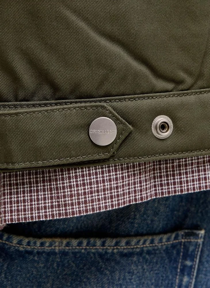 جاك اند جونز جاكيت بسحاب أساسي