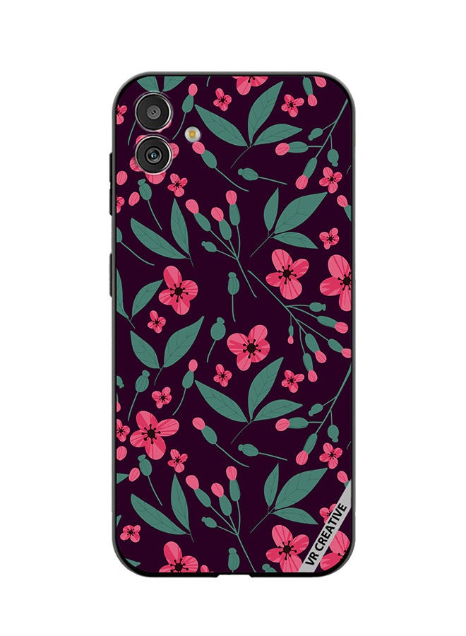VR CREATIVE Protective Case Cover For Samsung Galaxy M13 5G Flower Design Multicolour - Image 1