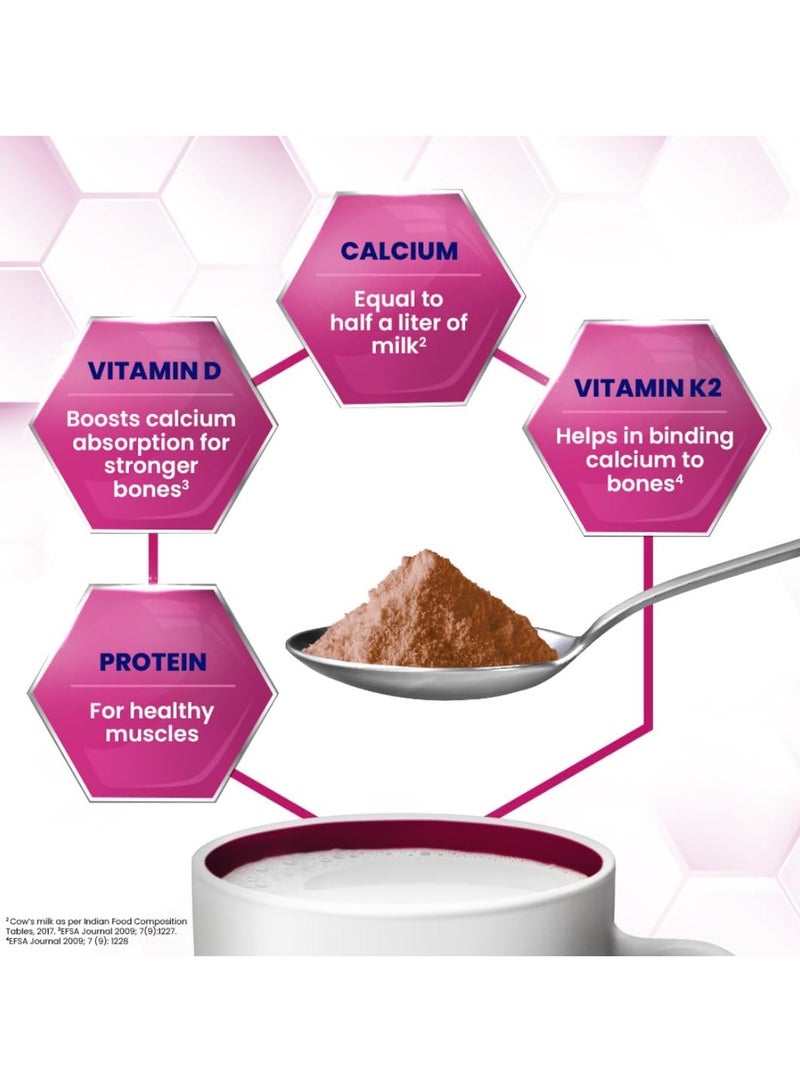 Horlicks Women's PLUS NUTRITION FOR STRONG BONES caramel flavour 400 g - Image 5