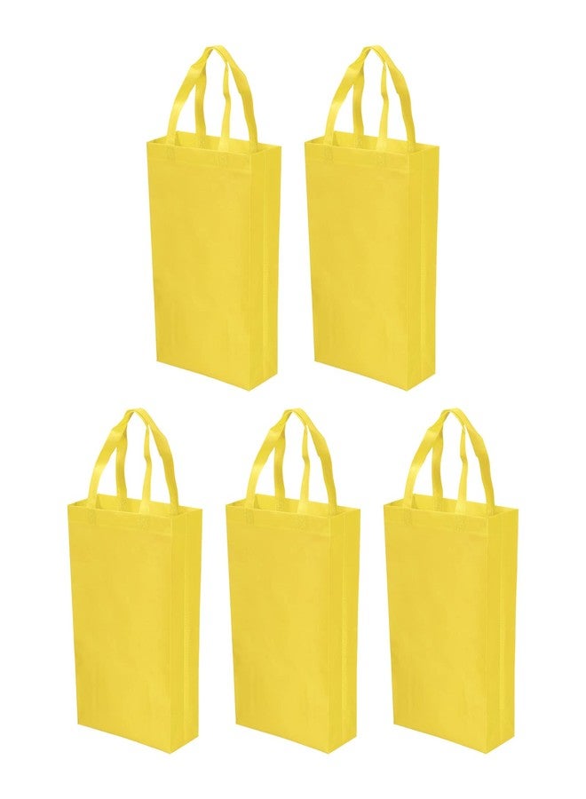 YOKIVE 10 Pack Reusable Gift Bag, DIY Blank Non-Woven Tote Bags, Great for Arts Crafts Grocery(Yellow, 36 x 25cm) - Image 1