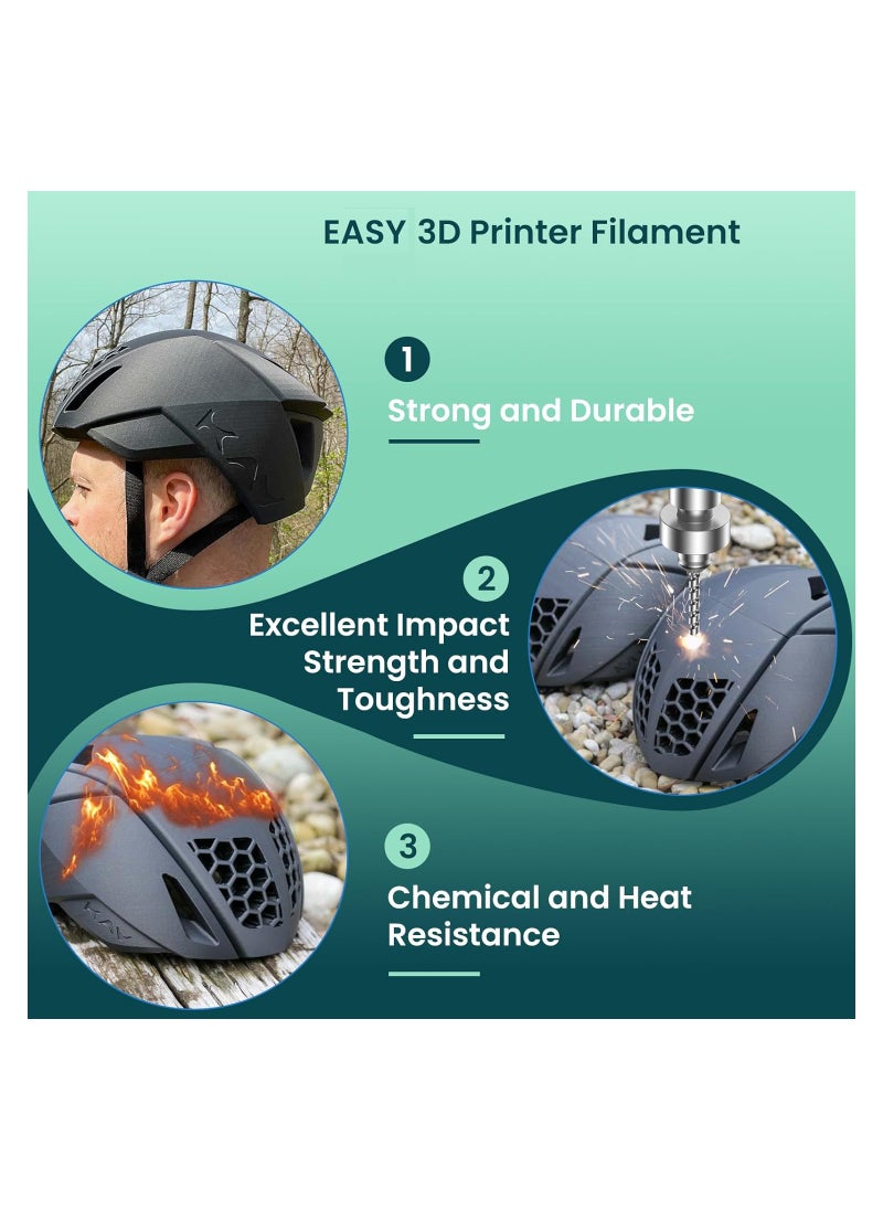 Generic - 3D Printer Filament, PLA 1.75mm for Most FDM 3D Printer, High Fluidity, High-Speed Printing, Neatly Wound PLA Filament, Dimensional Accuracy +/- 0.02 mm, 1 kg Spool, Black - Image 1