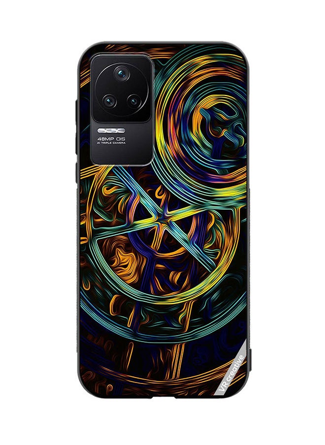 Protective Case Cover For Xiaomi Redmi K40S Abstract Design Multicolour