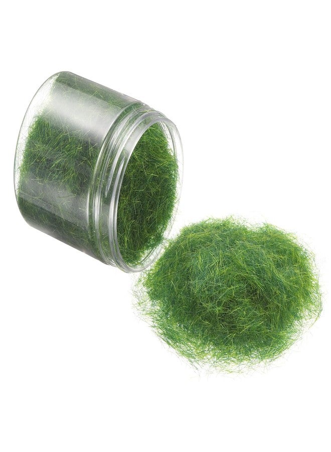 CoCud Model Grass Terrain Powder, 185ml Capacity, Fake Miniature Flower Grass Tree 8mm Nylon Bitter Lemon - (Applications: DIY Dollhouse Fairy Garden Model Railway Landscape) - Image 1