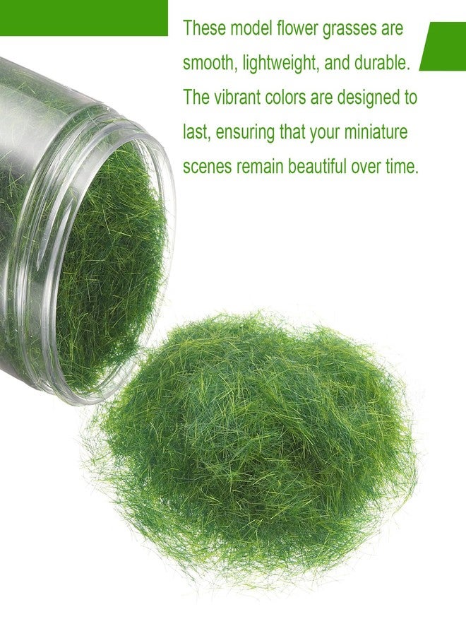 CoCud Model Grass Terrain Powder, 185ml Capacity, Fake Miniature Flower Grass Tree 8mm Nylon Bitter Lemon - (Applications: DIY Dollhouse Fairy Garden Model Railway Landscape) - Image 3