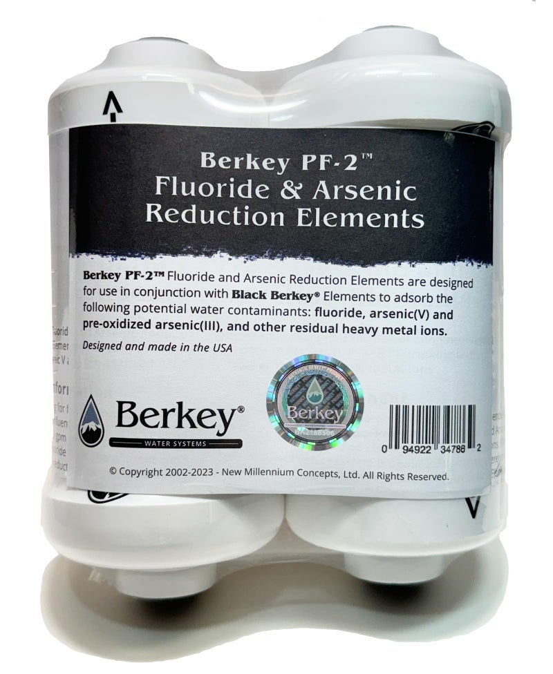 Berkey Authentic Berkey PF2 Fluoride and Arsenic Reduction Elements Set of 2 Elements