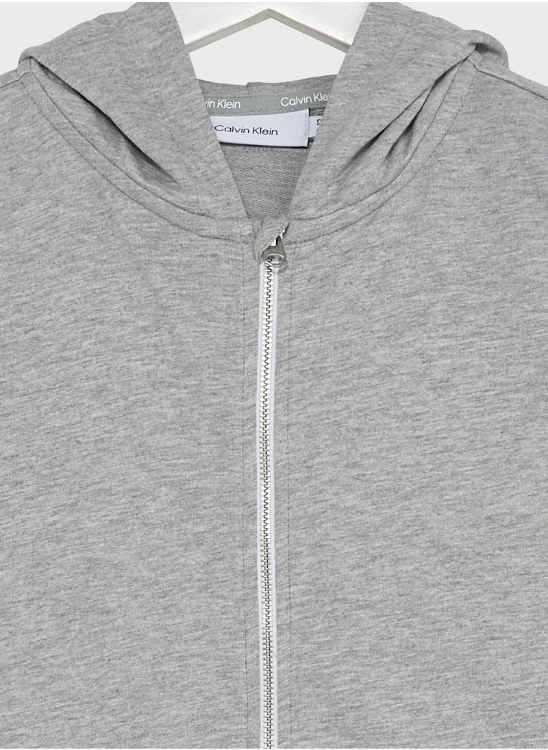 Calvin Klein Jeans - Kids Zip Thru Hoodie - Image 1
