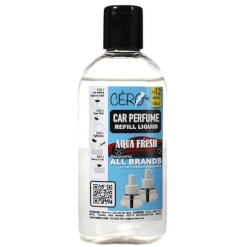 CERO ® Aqua fresh Car Perfume Refill Liquid For All Brands Of Vaporiser Machines (100ml) - Image 1