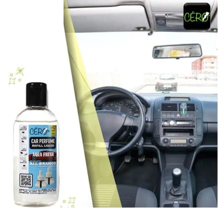 CERO ® Aqua fresh Car Perfume Refill Liquid For All Brands Of Vaporiser Machines (100ml) - Image 2