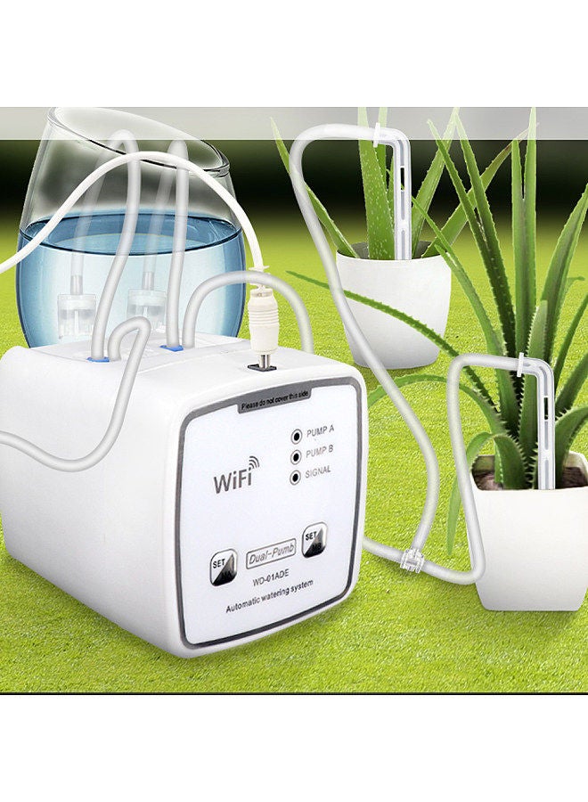 Generic WIFI Intelligent Watering Device Double Pump Timed Automatic Drip Irrigation System Remote APP Controller for Garden Terrace Potted Plant Flower  - Image 5