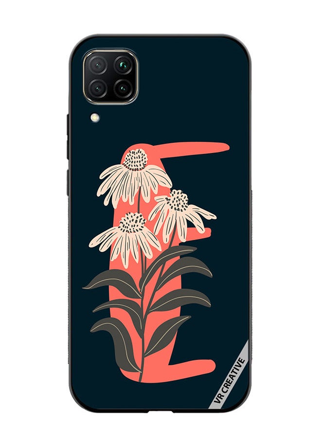 VR CREATIVE Protective Case Cover For Huawei Nova 7i/P40 Lite Alphabet E Design Multicolour  - Image 1