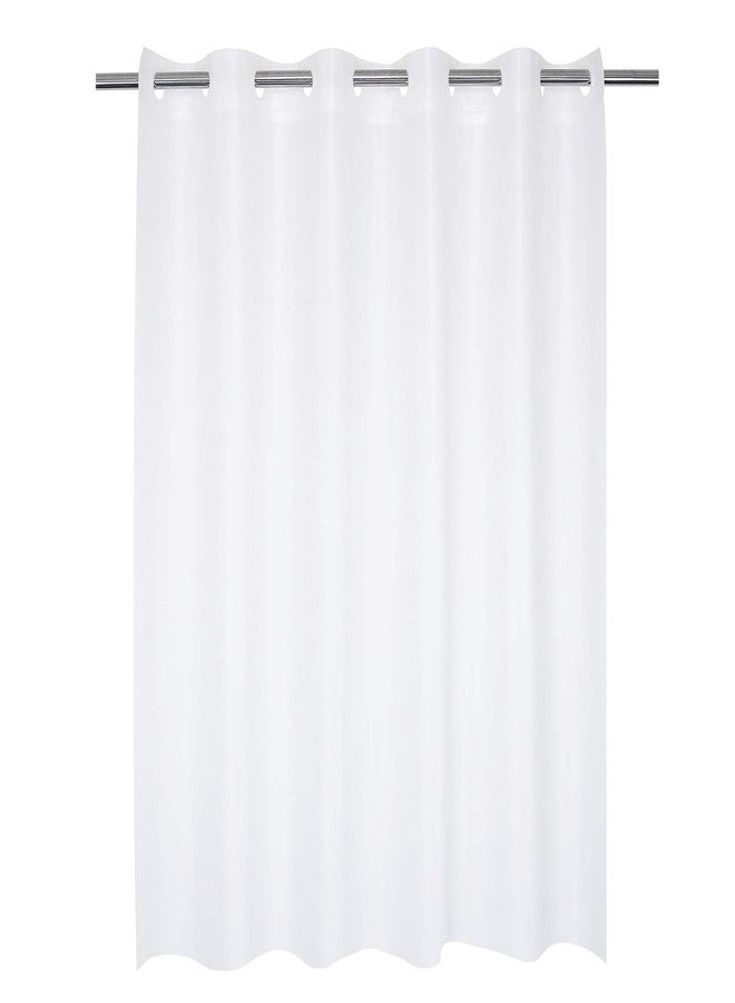 River Dream Hotel Grade No Hooks Needed Waterproof Shower Curtain or Liner,Frost (PEVA, 71" x 74") - Image 1