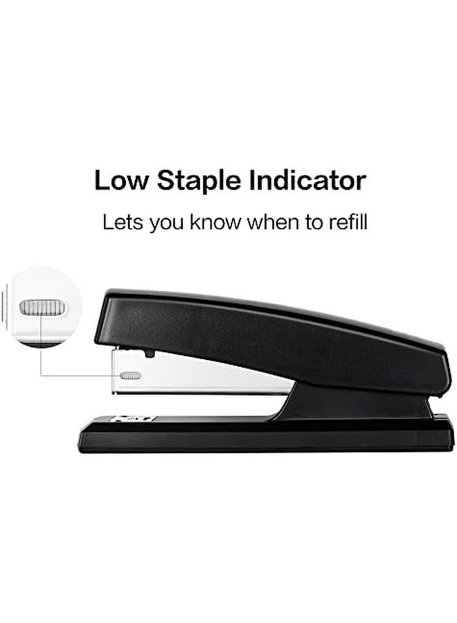 ديلي دباسة مكتبية تحتوي على 640 دباسة مكتبية سعة 25 ورقة باللون الأسود - Image 4