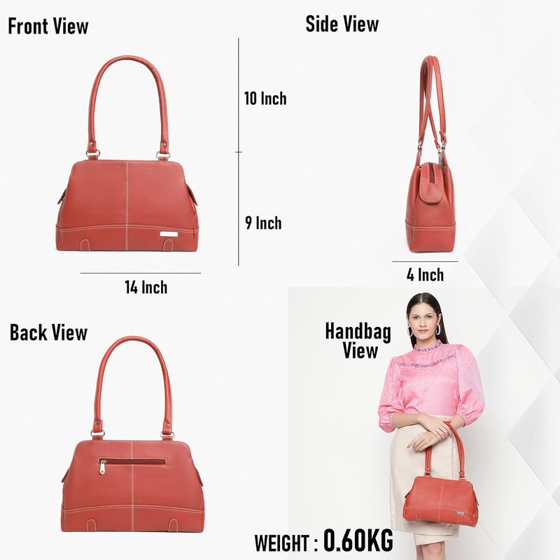 Fostelo Women's Helena Satchel Tote Handbag for Women | Ladies Purse | Stylish Shoulder Bag | Gift For Women - Image 3
